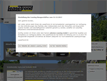 Tablet Screenshot of leasetrend.de